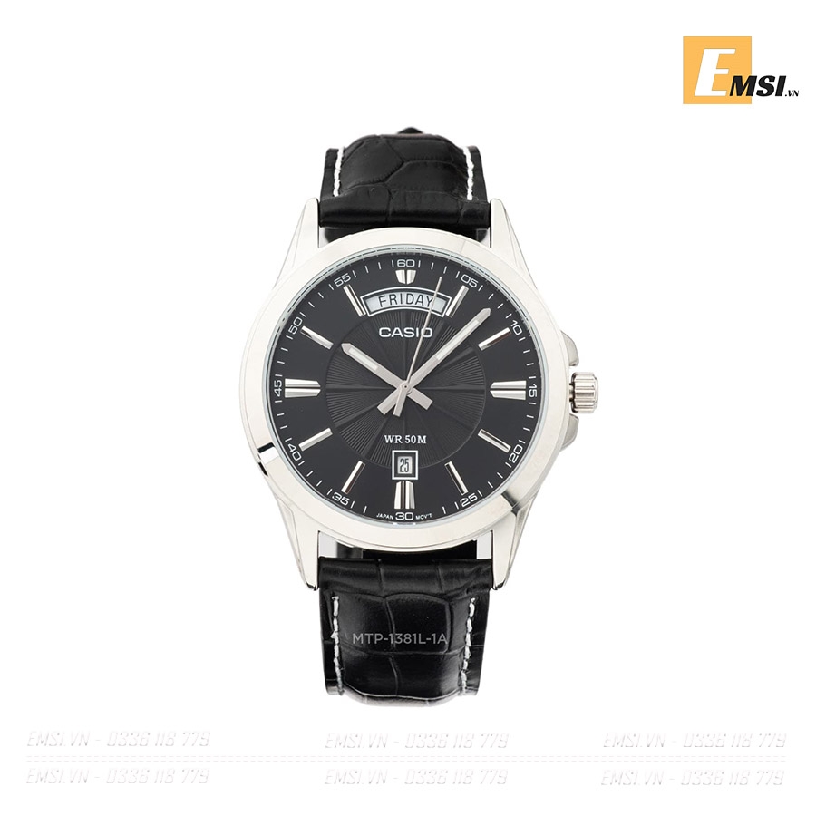 Casio MTP-1381L-1AVDF - Đồng Hồ Nam - Pin / Quartz - Kính Khoáng - Size Mặt 40mm - Bảo Hành 5 Năm - Chính Hãng