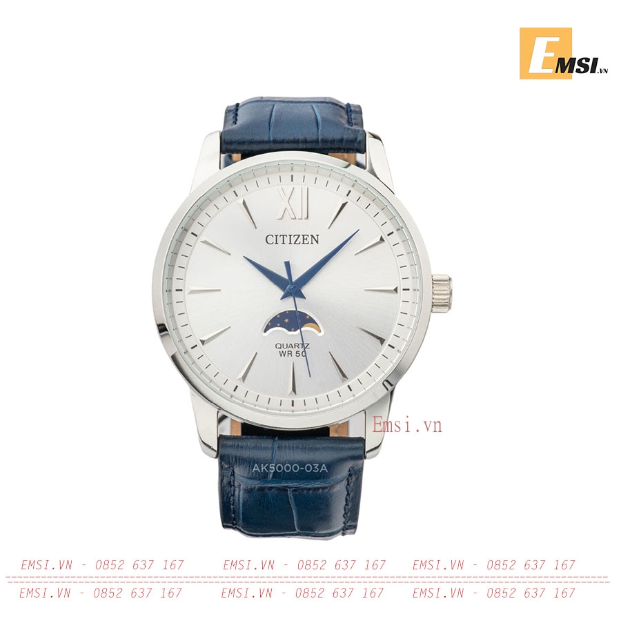 Citizen AK5000-03A - Đồng Hồ Nam - Pin / Quartz - Kính Khoáng - Size Mặt 41mm - Bảo Hành 5 Năm - Chính Hãng
