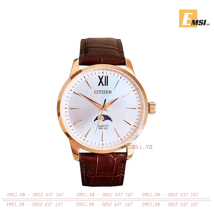 Citizen AK5003-05A – Nam – Quartz (Pin) – Dây Da
