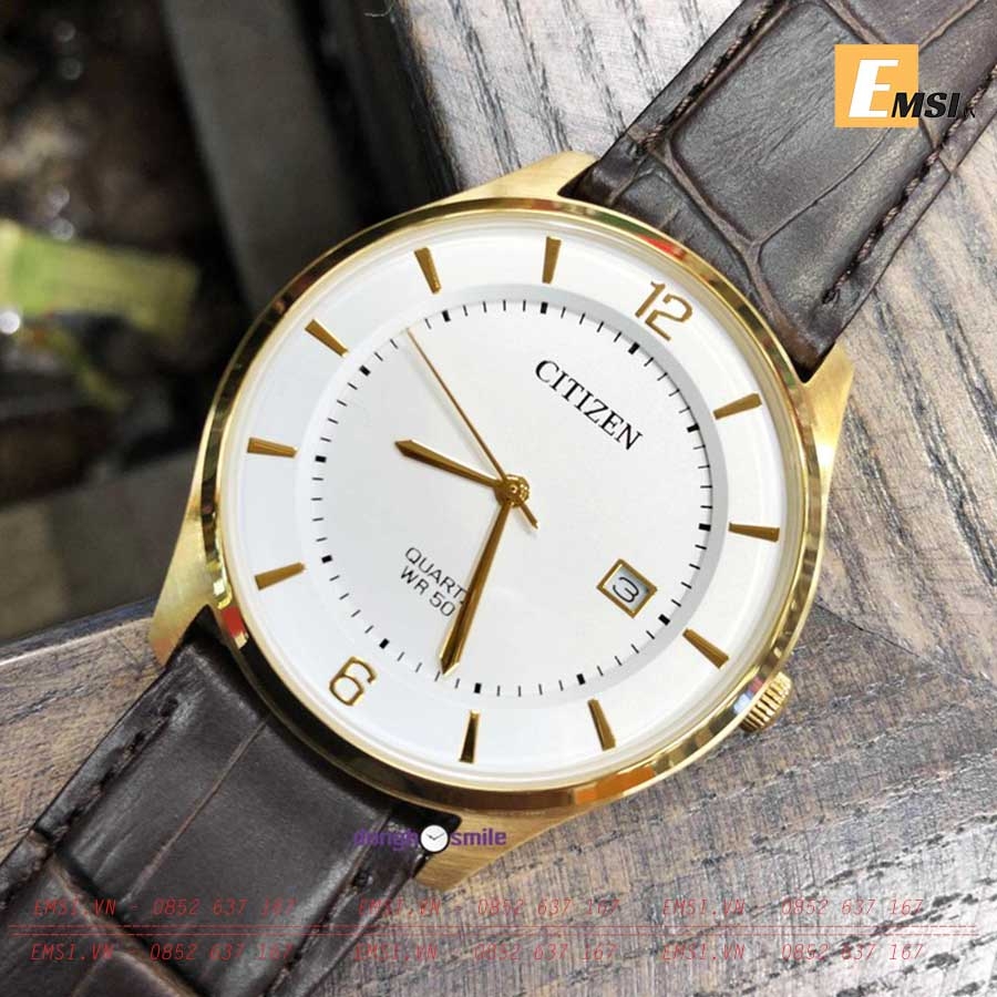 Citizen BD0043-08B – Nam – Quartz (Pin) – Dây Da