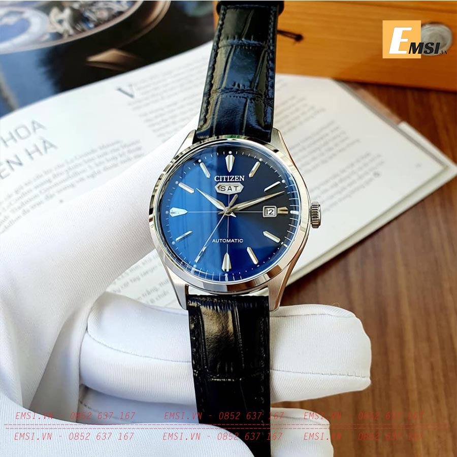 Citizen NH8390-20L - Đồng Hồ Nam - Máy Cơ / Automatic - Size Mặt 40.5mm - Kính Khoáng - Bảo Hành 5 Năm - Chính Hãng 100%