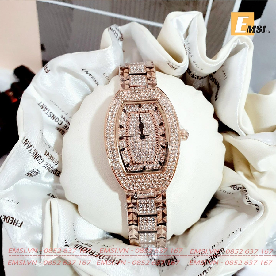 Đồng Hồ Davena Nữ Chính Hãng Crystal Swarovski Ladies Watch - Emsi.vn