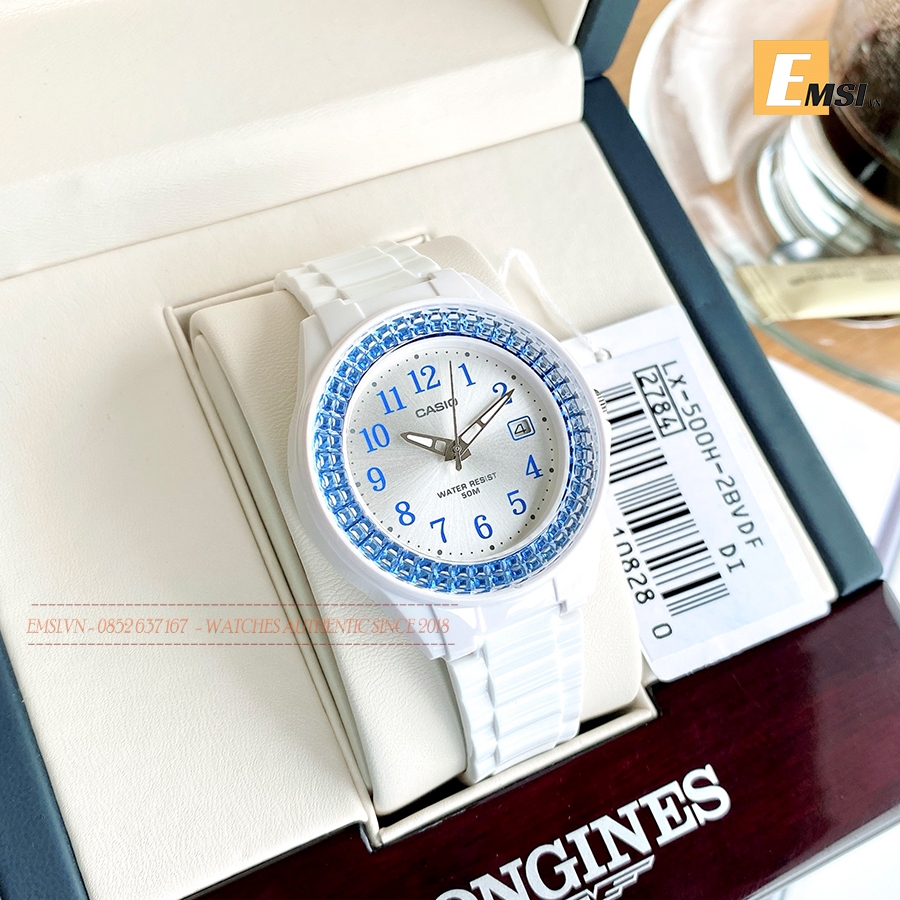 Casio LX-500H-2B - Đồng Hồ Nữ - Pin/Quartz - Size Mặt 40.5mm - Kính Nhựa EMSI.VN