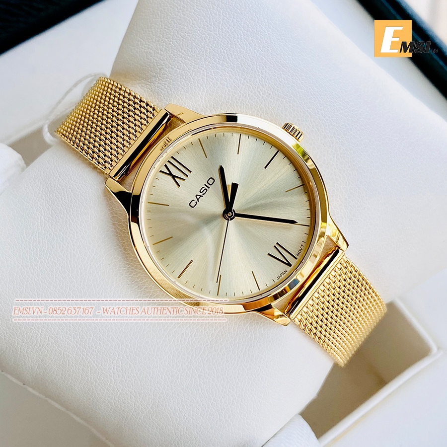 Casio LTP-E157MG-9ADF - Đồng hồ nữ - Đồng hồ Quartz - Kính khoáng - Size mặt 32mm EMSI.VN