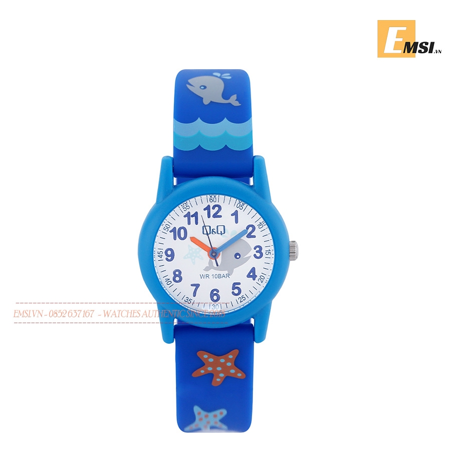 Q&Q VR99J004Y - Đồng Hồ Trẻ Em - Pin / Quartz - Kính Khoáng - Size Mặt 31mm - Bảo Hành 5 Năm - Chính Hãng