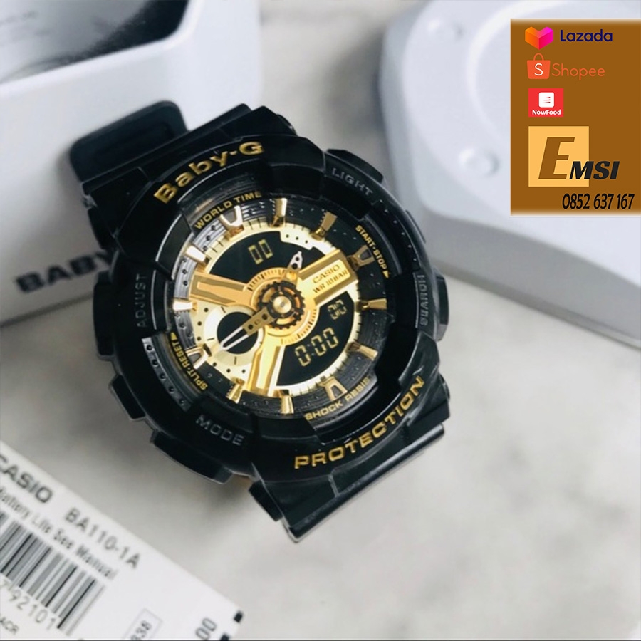 Đồng hồ Casio G-Shock GA-110GB-1A & BA-110-1A