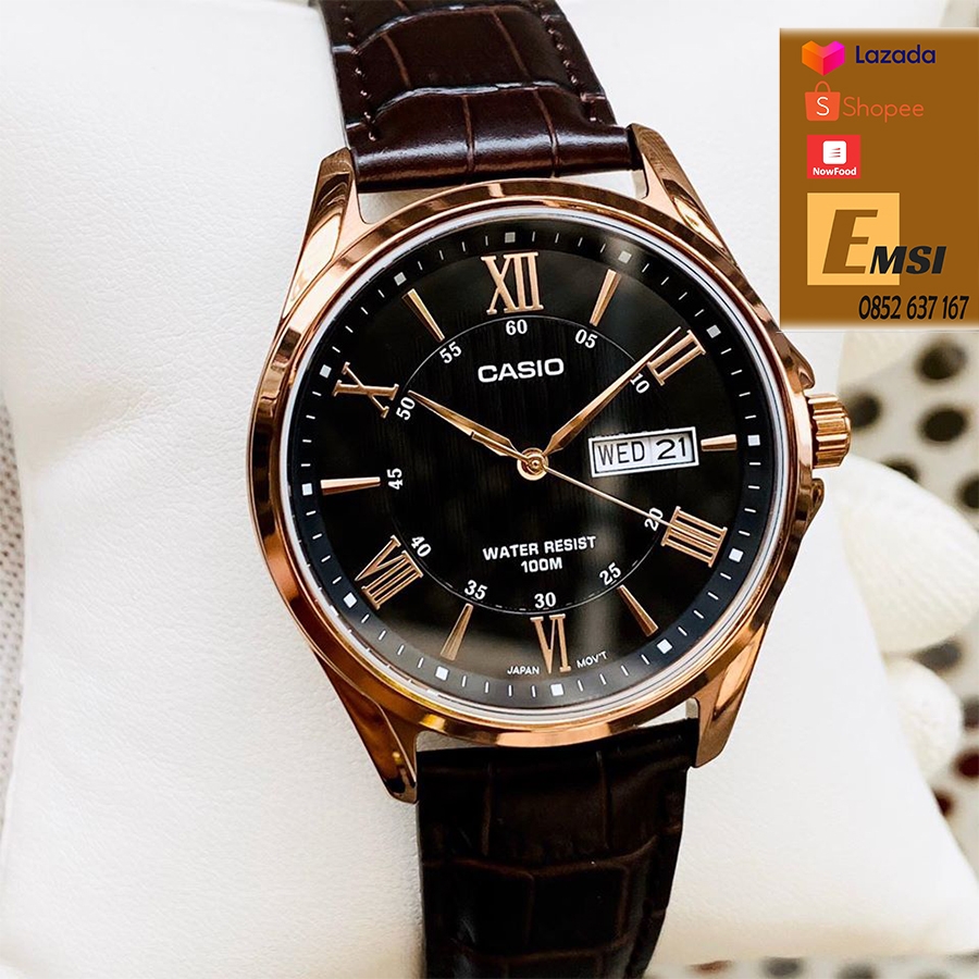 Casio MTP-1384L-1AVDF - Đồng hồ nam - Kính khoáng - Pin / Quartz - Size mặt 41mm - Bảo Hành 5 Năm - Chính Hãng - Emsi.vn