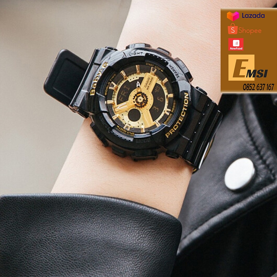 Đồng hồ Casio G-Shock GA-110GB-1A & BA-110-1A