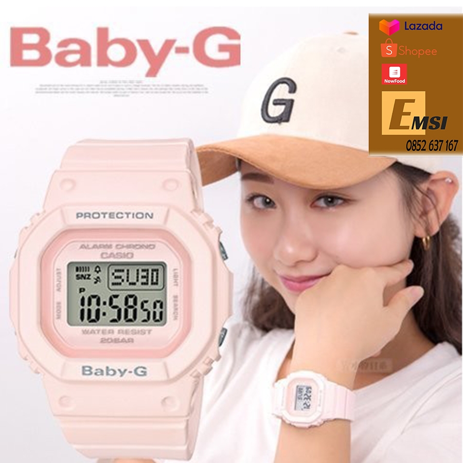 Đồng hồ Casio Baby-G Nữ - BGD-560-4D (hồng bánh bèo)