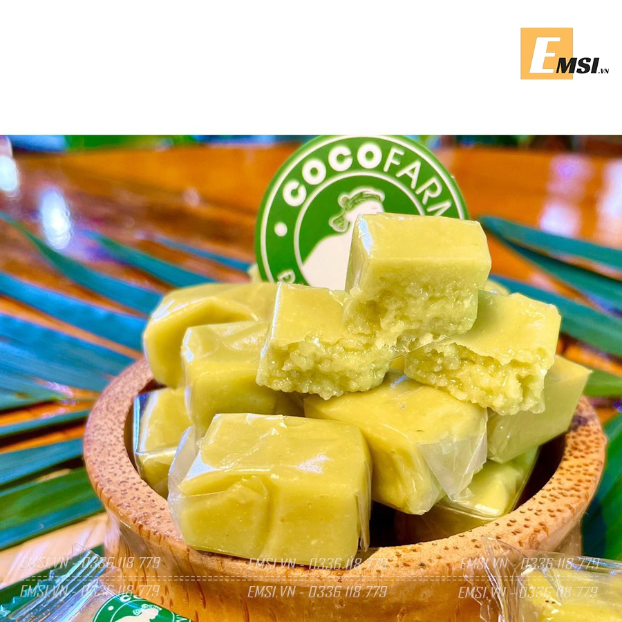 Đặc sản: Kẹo Dừa Sáp Cocofarm đủ vị 300gram