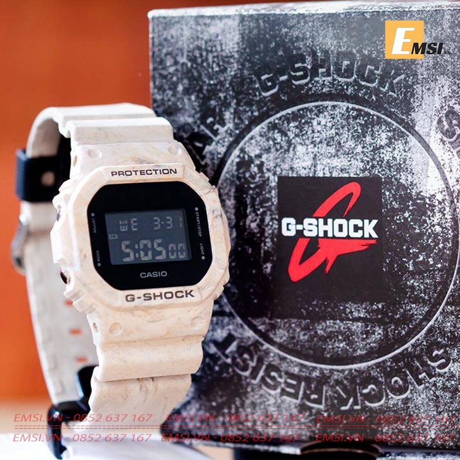 Gshock DW-5600WM-5DR - Đồng Hồ Nam - Pin / Quartz - Kính Khoáng - Size Mặt 42.5mm - Bảo Hành 5 Năm - Chính Hãng - Emsi.vn