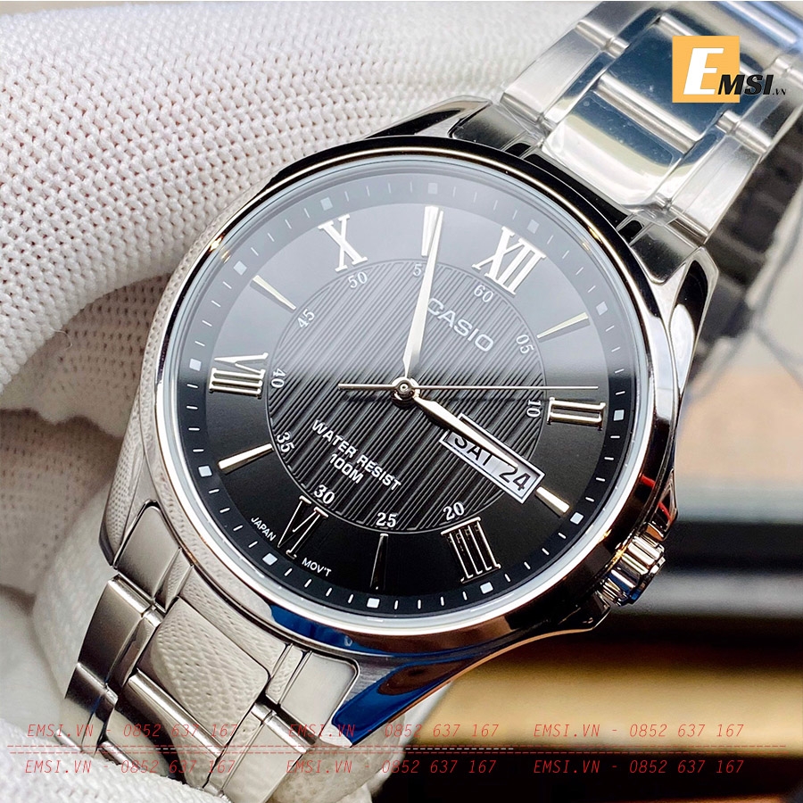 Casio MTP-1384D-1AVDF - Đồng Hồ Nam - Pin / Quartz - Kính Khoáng - Size Mặt 41mm - Bảo Hành 5 Năm - Chính Hãng - Emsi.vn