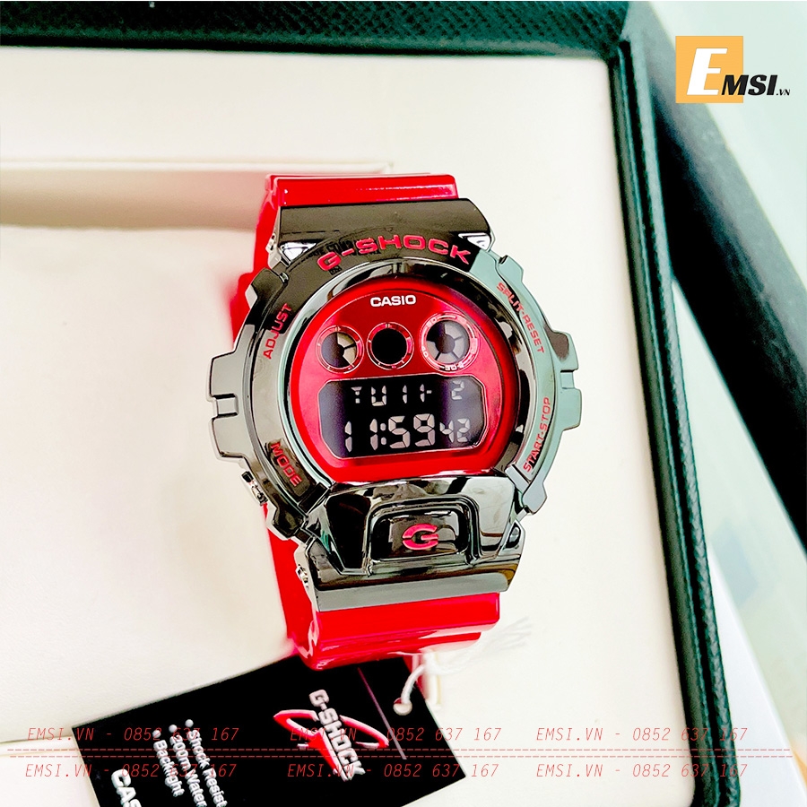 G-Shock GM-6900B-4DR - Đồng Hồ Nam - Điện Tử - Size Mặt 48.7mm - Kính Khoáng - Bảo Hành 5 Năm