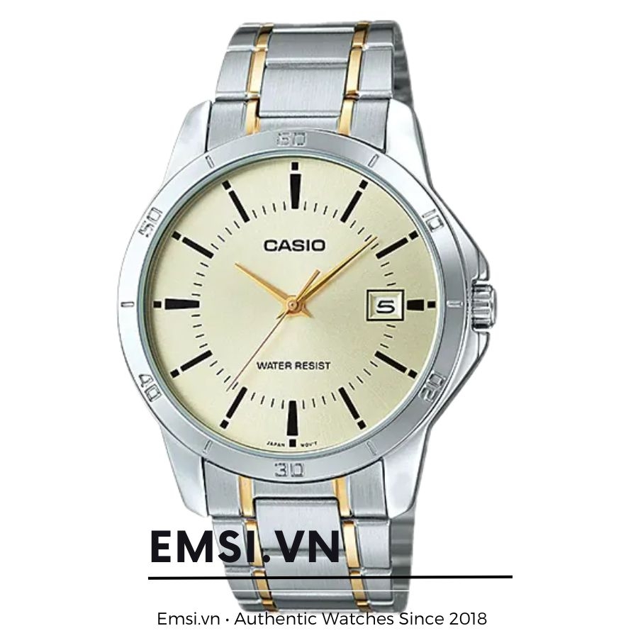 Casio MTP-V004SG-9A - Đồng Hồ Nam - Pin/Quartz - Kính Khoáng - Size Mặt 41.5mm EMSI.VN