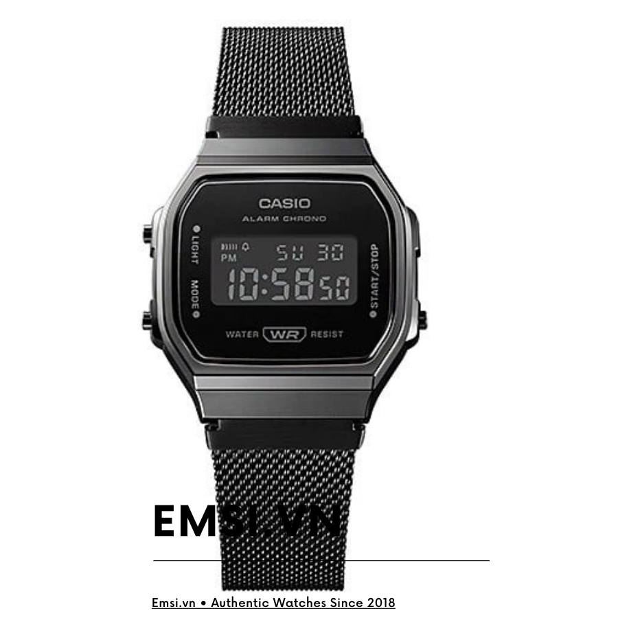 Casio A168WEMB-1BDF - Đồng Hồ Nam - Pin / Quartz - Kính Nhựa - Size Mặt 36.5mm - Bảo Hành 5 Năm - Chính Hãng