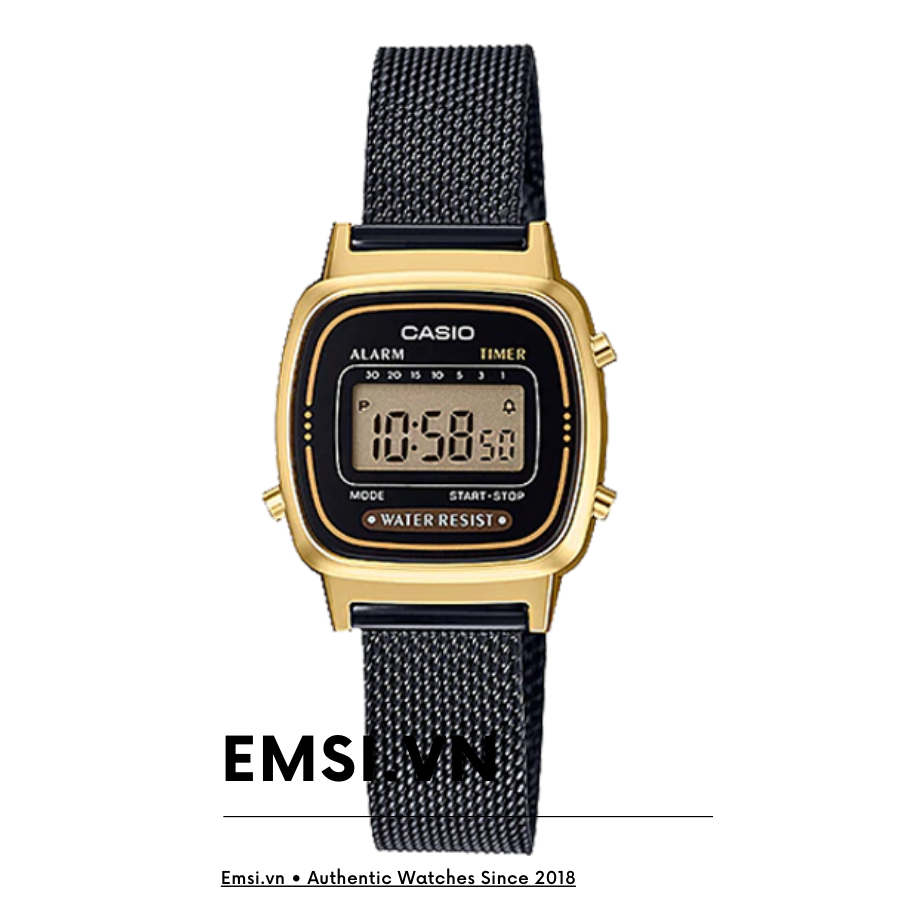 Casio LA670WEMB-1 - Đồng Hồ Nữ - Điện Tử - Size Mặt 24.6mm EMSI.VN