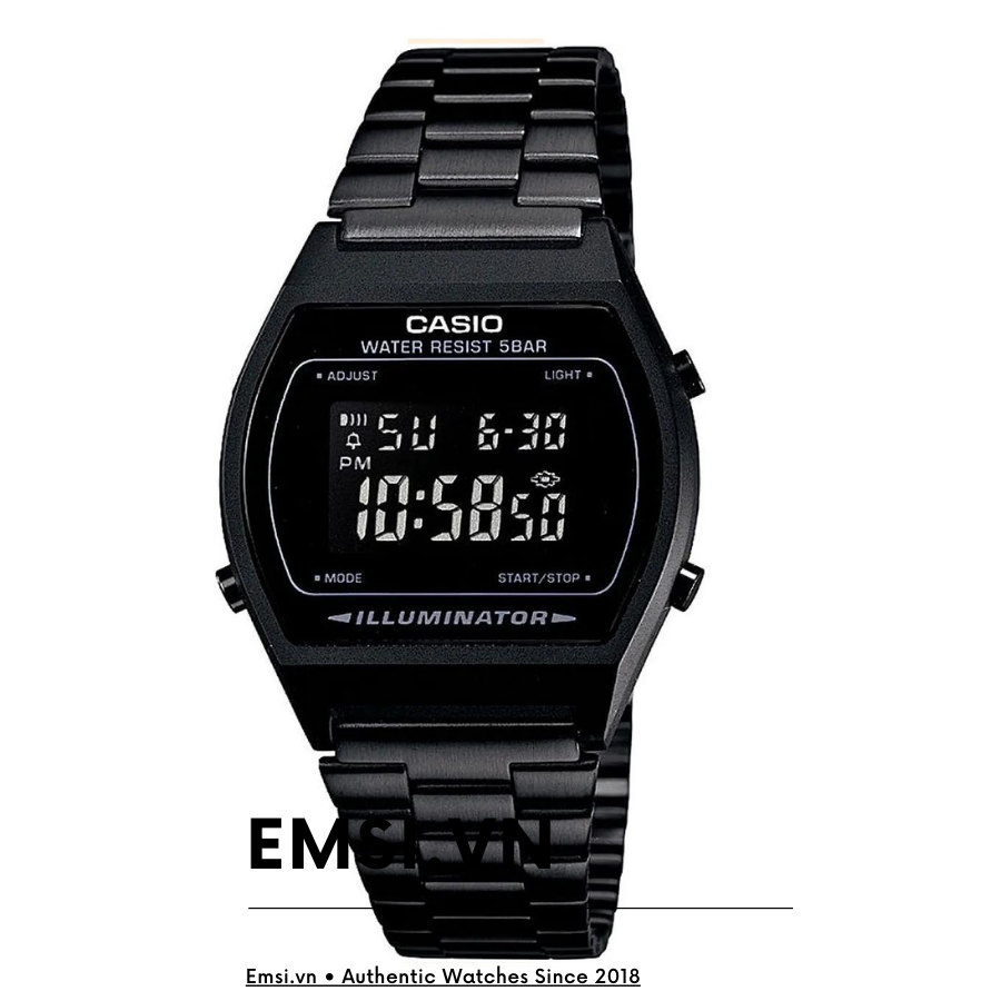 Casio B640WB-1BVT | Vintage All Black Watch | CASIO ( LIMITED CASIO B640WB-1B )