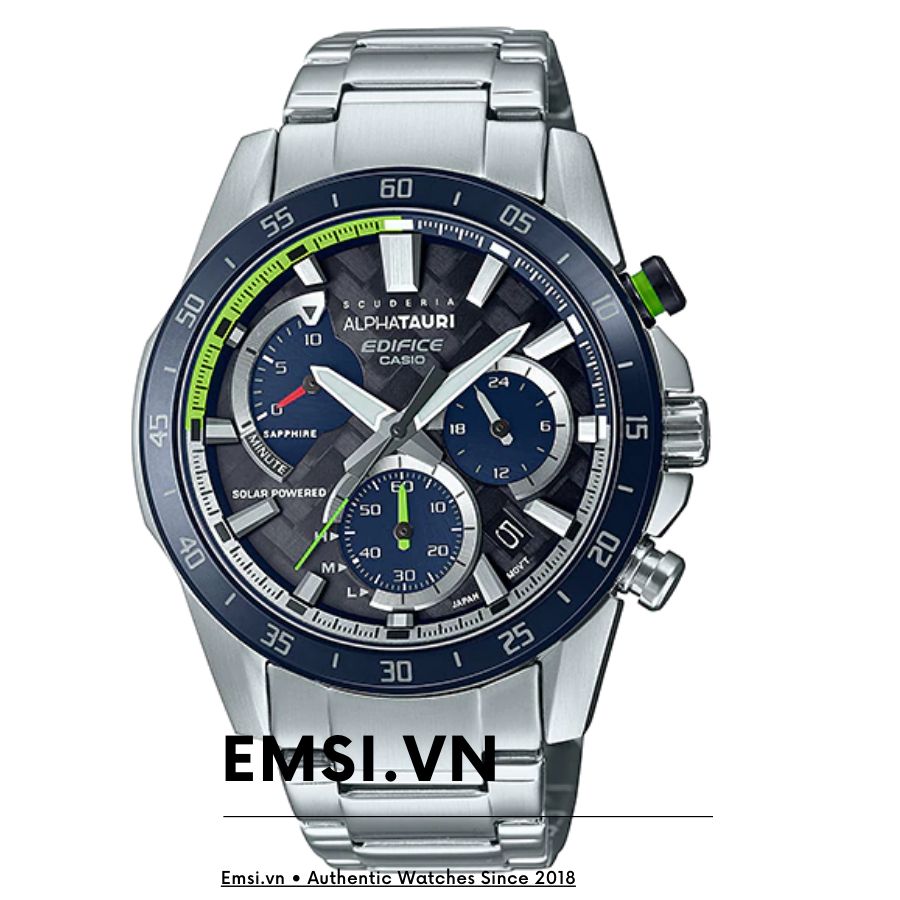 Edifice EFS-S580AT-1A Nam - Kim Loại - Tough Solar - 10ATM