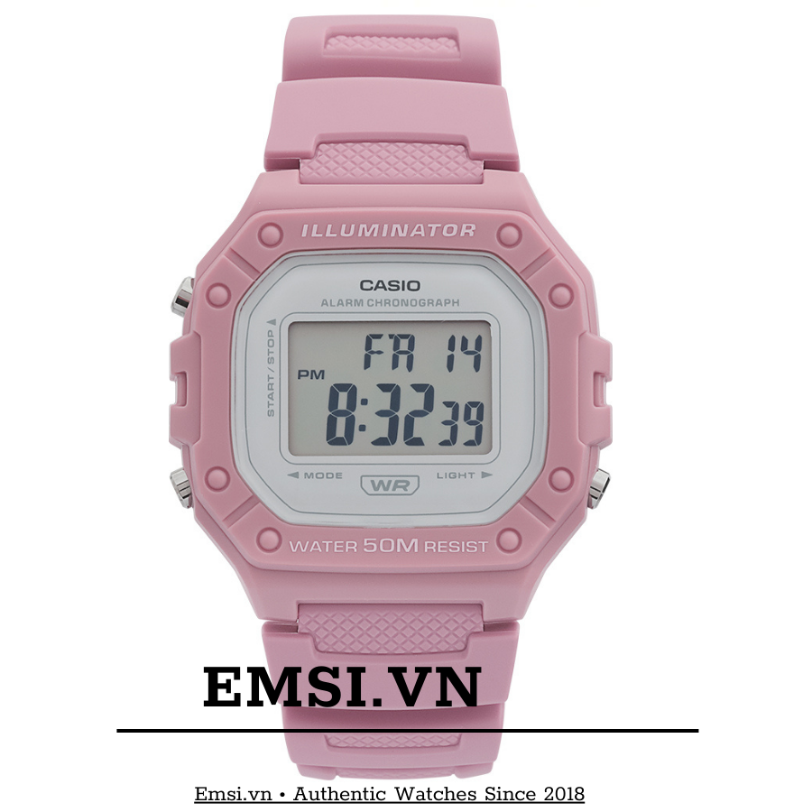 Đồng hồ CASIO 43 mm Unisex W-218HC-4AVDF