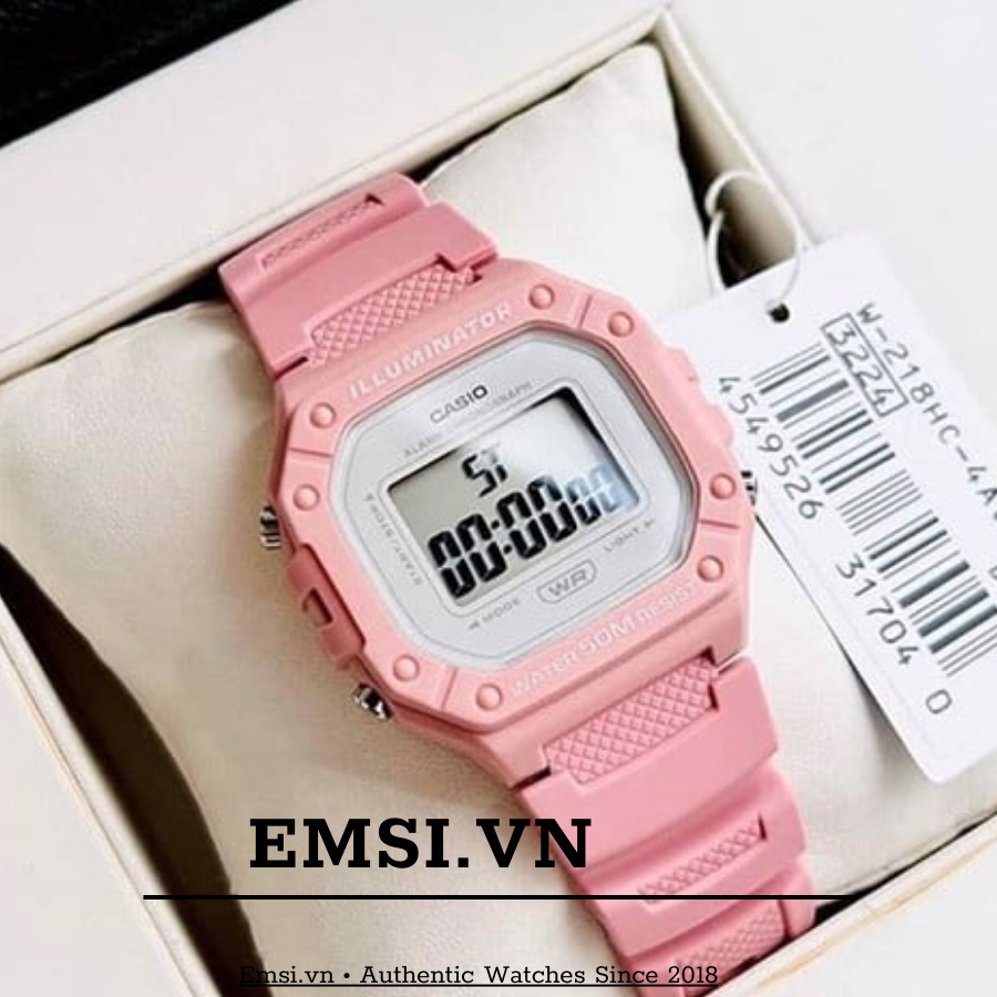 Đồng hồ CASIO 43 mm Unisex W-218HC-4AVDF