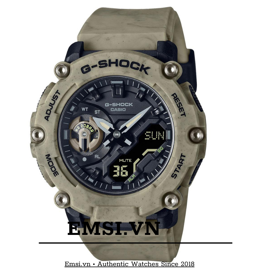 Đồng Hồ Casio 47mm nam GA-2200SL-5ADR - Emsi.vn