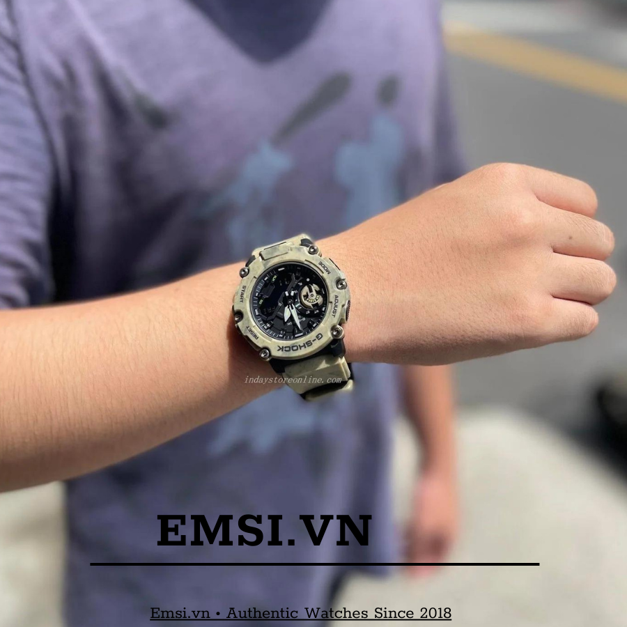 Đồng Hồ Casio 47mm nam GA-2200SL-5ADR - Emsi.vn