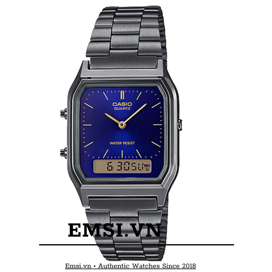 AQ-230GG-2A | Cổ điển | Trẻ trung | Đồng hồ Nam | Đồng hồ Nữ - Emsi.vn