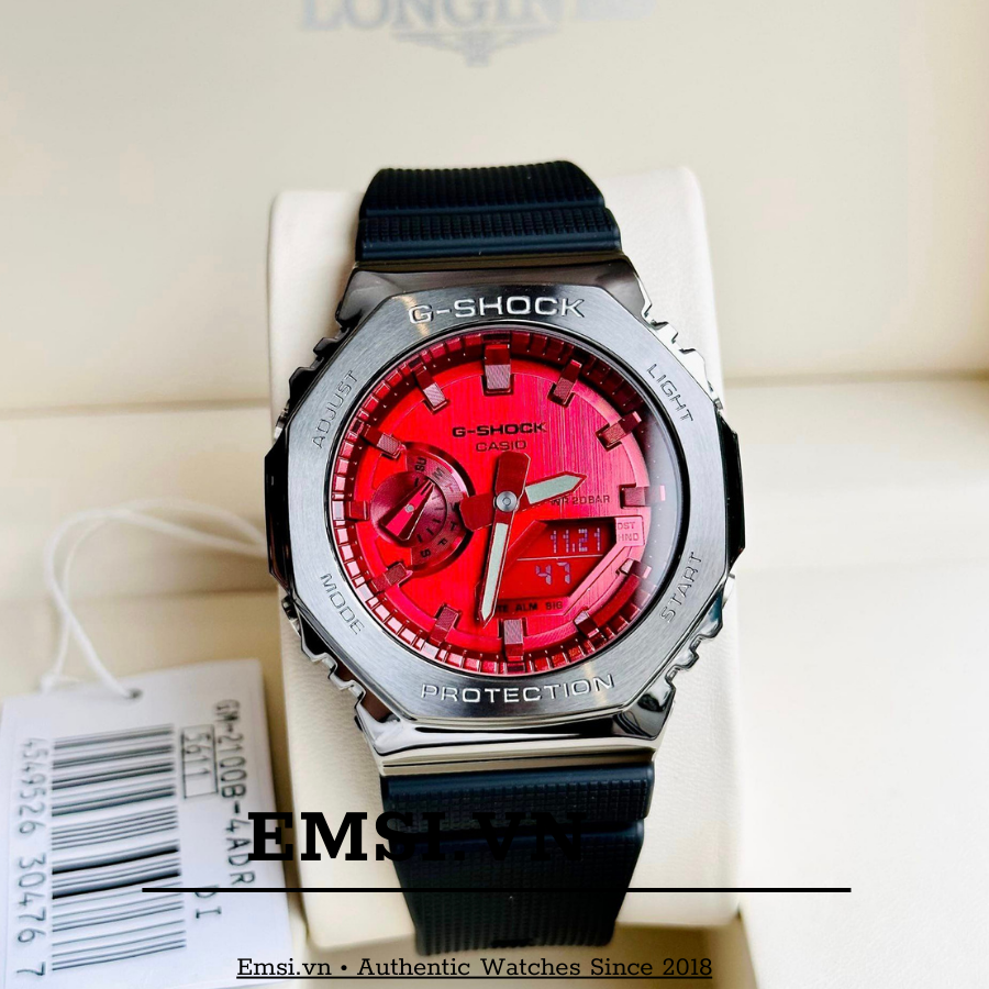 Đồng hồ Casio G-Shock GM-2100B-4ADR Chính Hãng - Casio 44.5mm Emsi.vn