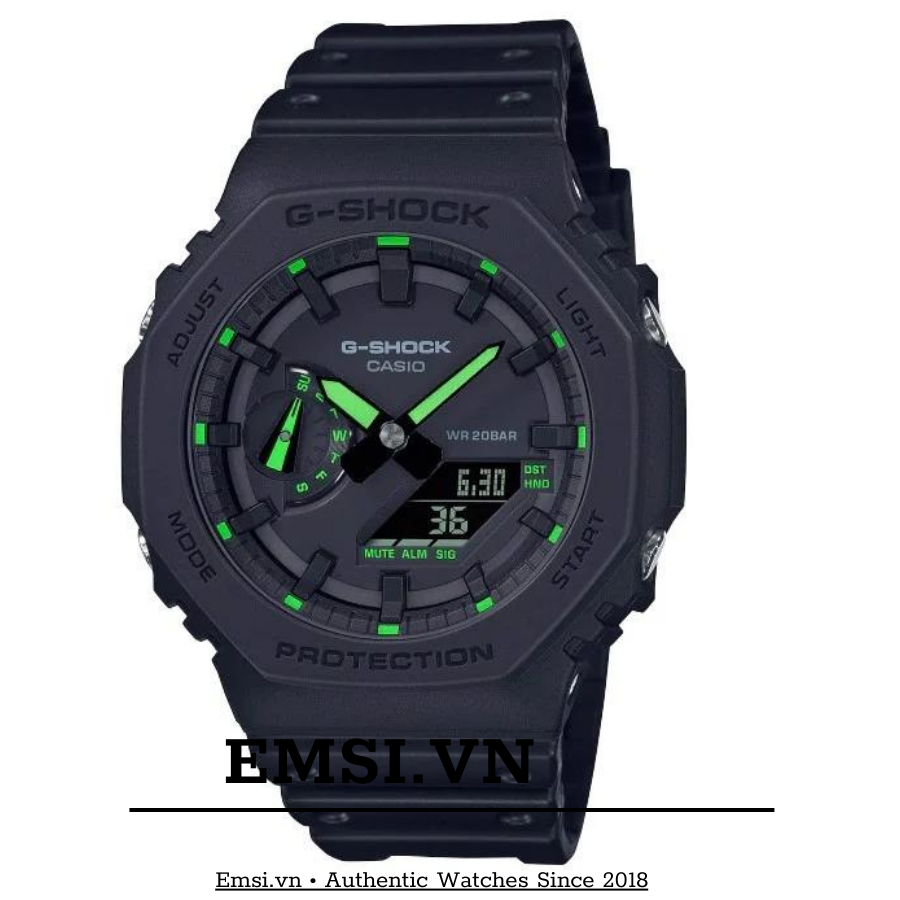 G-Shock GA-2100-1A3DR - Đồng Hồ Nam - Pin / Quartz - Kính Khoáng - Size Mặt 45.4mm - Bảo Hành 5 Năm - Chính Hãng