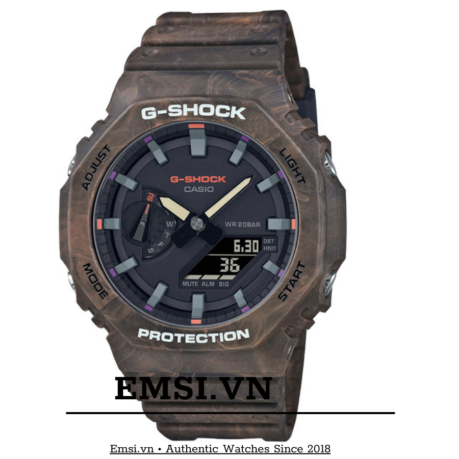 Đồng hồ Casio G-Shock Nam GA-2100FR-5A ( Casio 45.4mm ) - Chính Hãng Emsi.vn