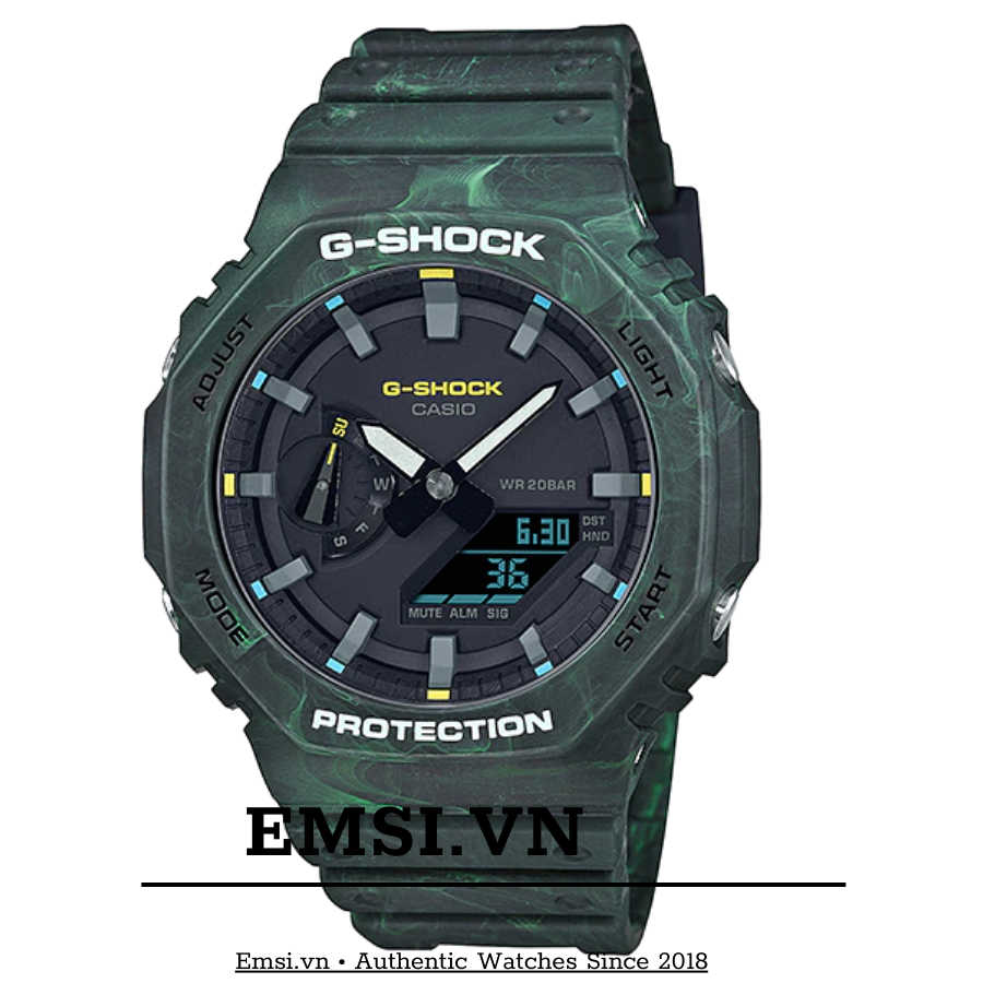 Đồng hồ Casio G-Shock Nam GA-2100FR-3A (Casio 45.4mm)