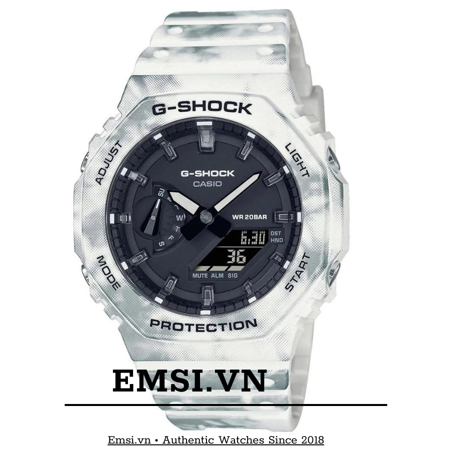 G-Shock GAE-2100GC-7ADR - Đồng Hồ Nam - Điện Tử - Kính Khoáng - Size Mặt 45.4mm - Bảo Hành 5 Năm - Chính Hãng - Emsi.vn