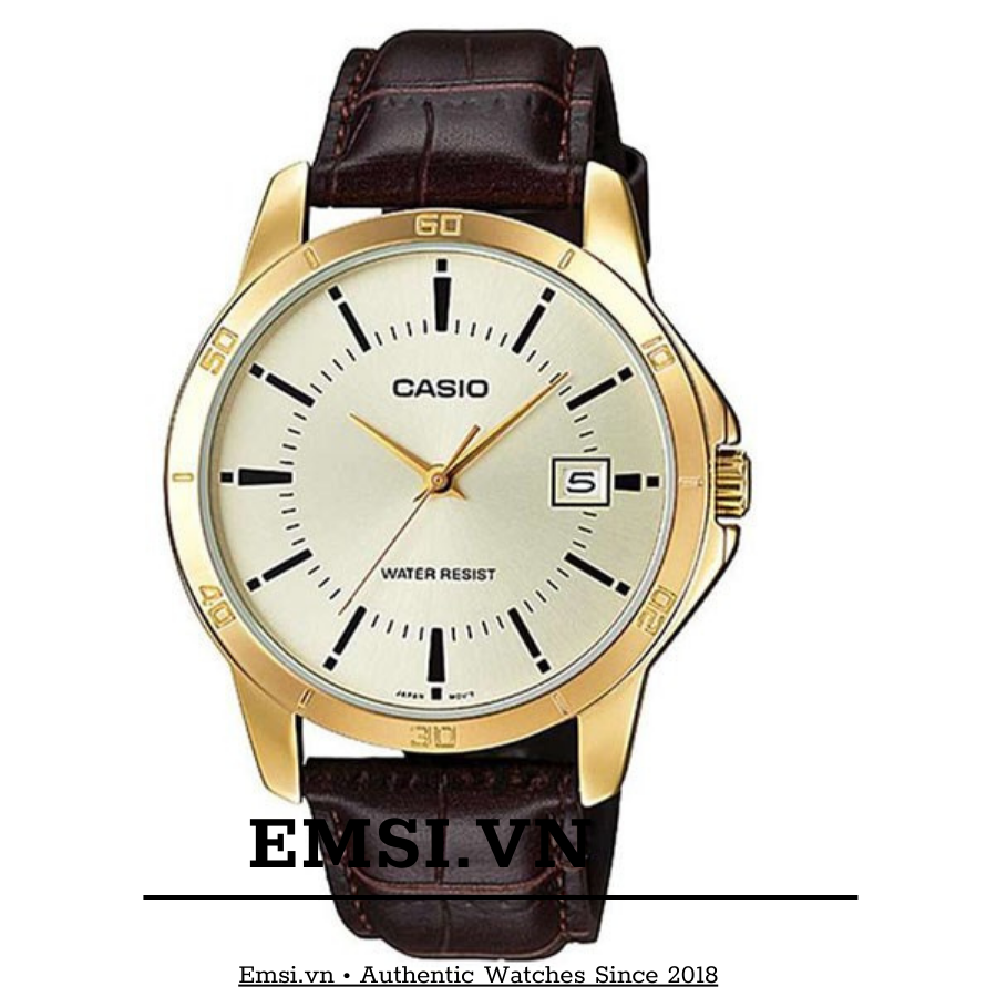 Casio MTP-V004GL-9A - Đồng hồ nam - Pin / Quartz - Size mặt 41.5mm - Kính khoáng EMSI.VN