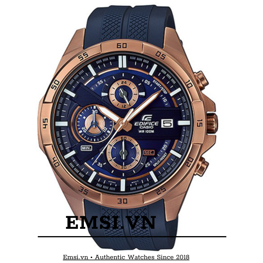 Edifice EFR-556PC-2AVUDF - Đồng Hồ Nam - Pin / Quartz - Kính Khoáng - Size Mặt 48.7mm - Emsi.vn