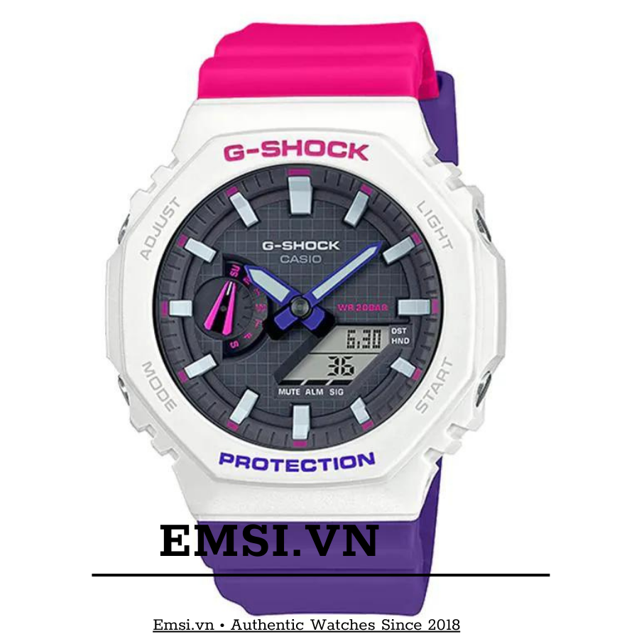 Đồng Hồ Casio G Shock GA-2100THB-7A - Nam - Kính Khoáng – Cao Su – Quartz – 20ATM