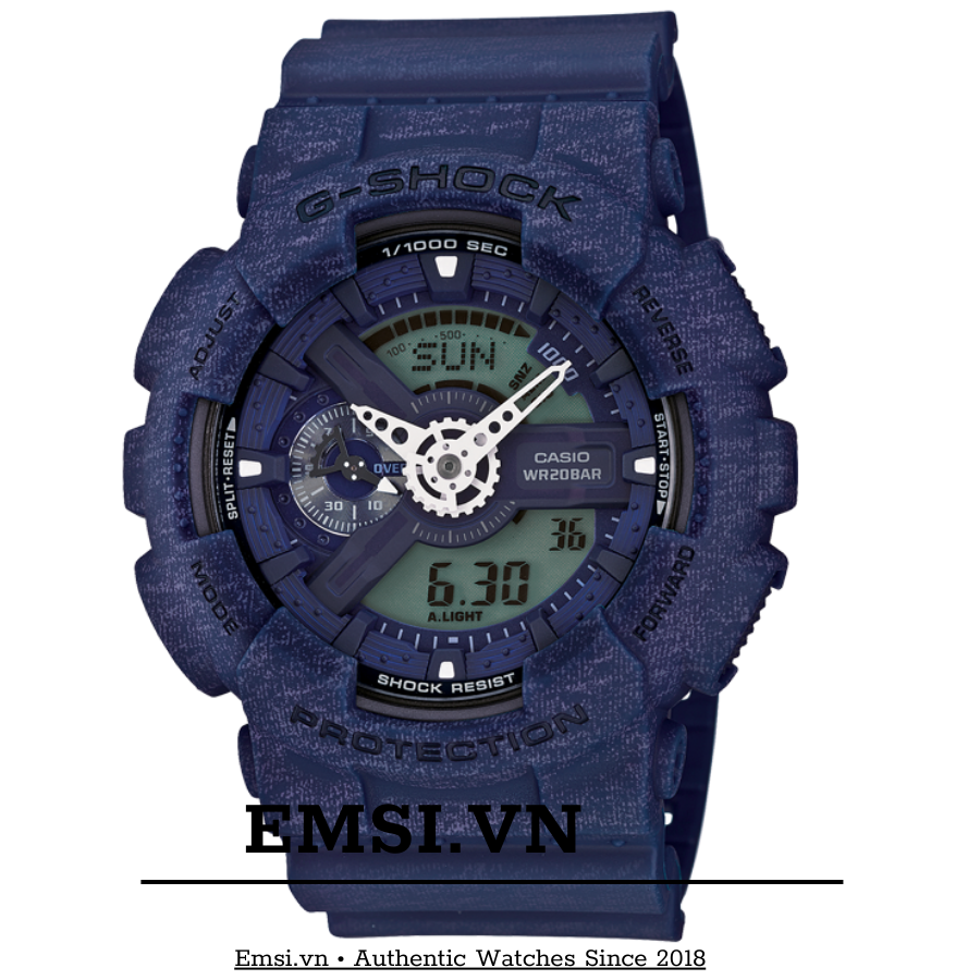 G-SHOCK GA-110HT-2A - Đồng Hồ Nam - Điện Tử - Kính Nhựa - Size Mặt 51.2mm EMSI.VN