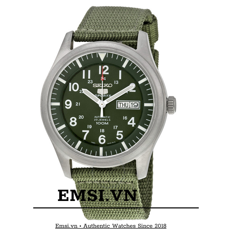 Seiko SNK805K2 - Đồng Hồ Nam - Máy Cơ / Automatic - Size Mặt 37mm - Kính Khoáng EMSI.VN