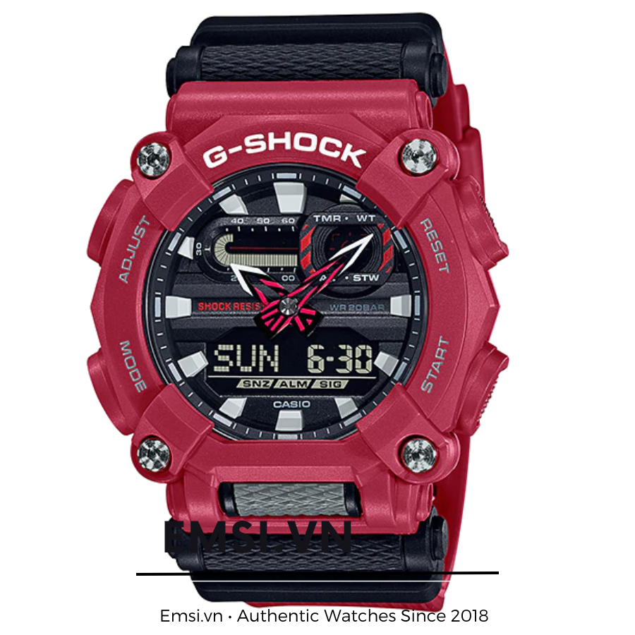 G-Shock GA-900-4ADR - Đồng Hồ Nam - Điện Tử - Kính Khoáng - Size Mặt 49.5mm - Bảo Hành 5 Năm - Chính Hãng