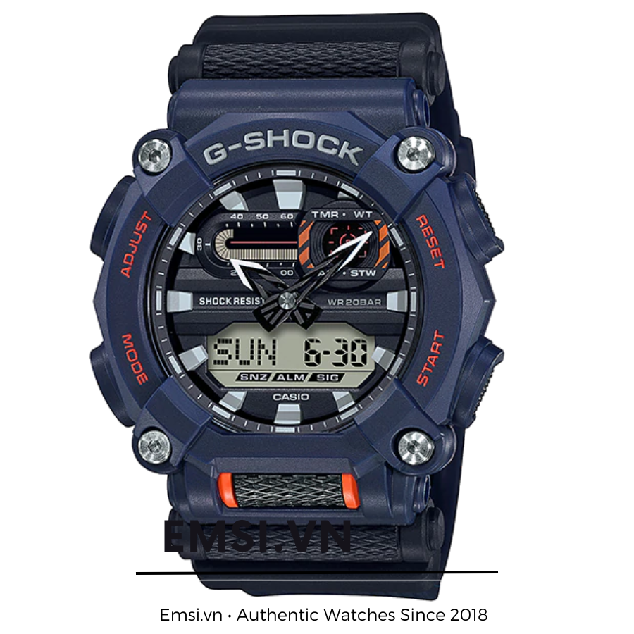 G-Shock GA-900-2ADR - Đồng Hồ Nam - Điện Tử - Kính Khoáng - Size Mặt 49.5mm EMSI.VN