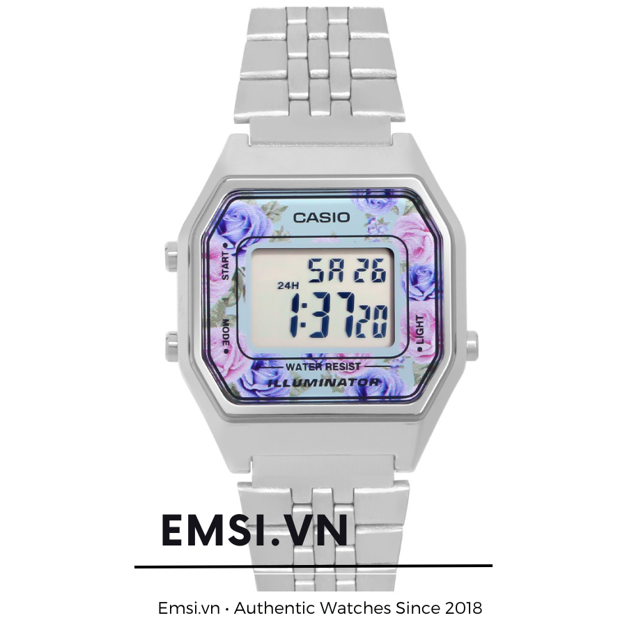 Đồng hồ Casio LA680WA-2CDF chính hãng giá rẻ - 28.5mm