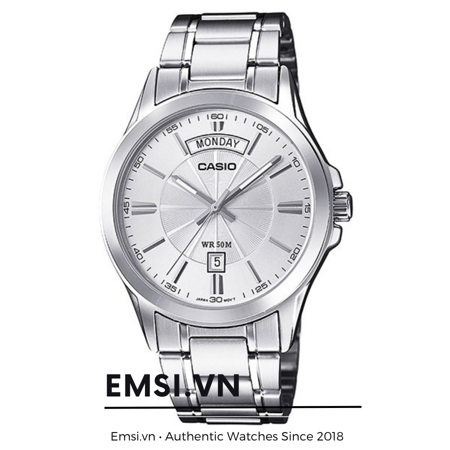 Đồng Hồ Nam Casio MTP-1381D-7A Chính Hãng Giá Tốt Nhất - Emsi.vn | Đồng Hồ Casio | Nam | Dây Kim Loại
