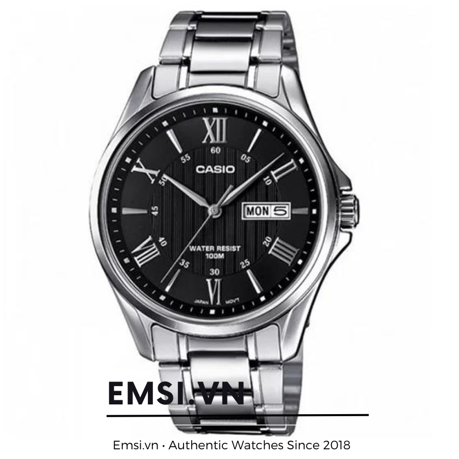 Casio MTP-1384D-1AVDF - Đồng Hồ Nam - Pin / Quartz - Kính Khoáng - Size Mặt 41mm - Bảo Hành 5 Năm - Chính Hãng - Emsi.vn
