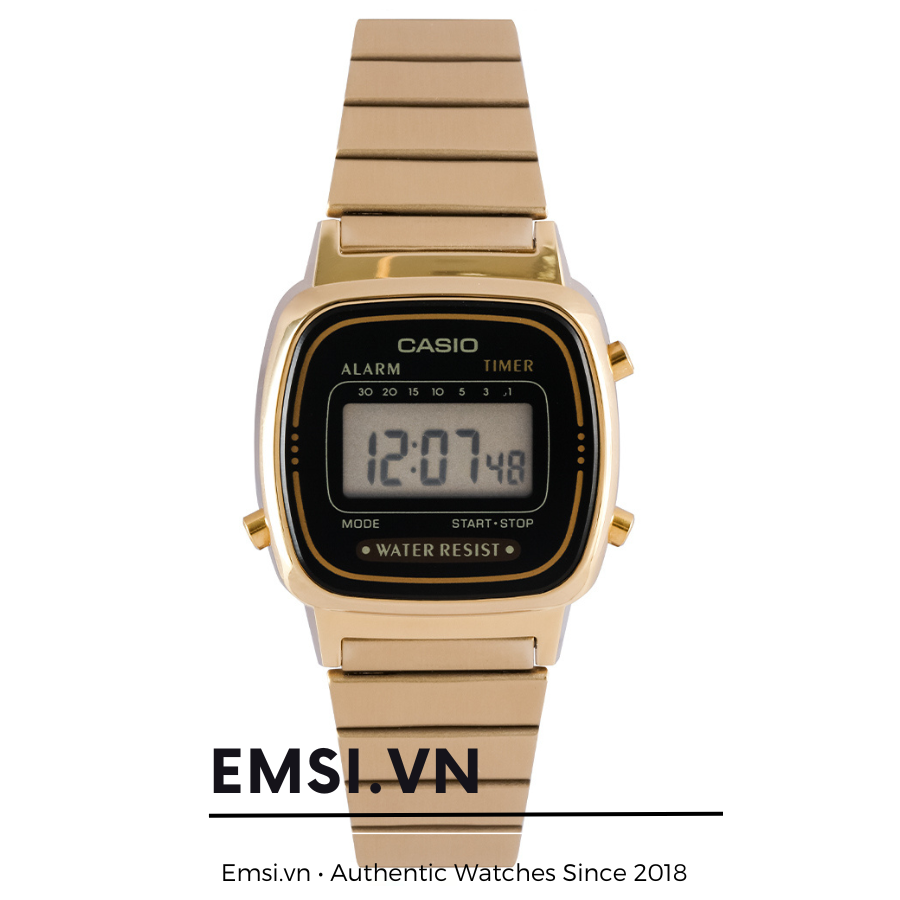 Casio LA670WGA-1D - Đồng Hồ Nữ - Điện Tử - Kính Nhựa - Size Mặt 24.6mm EMSI.VN