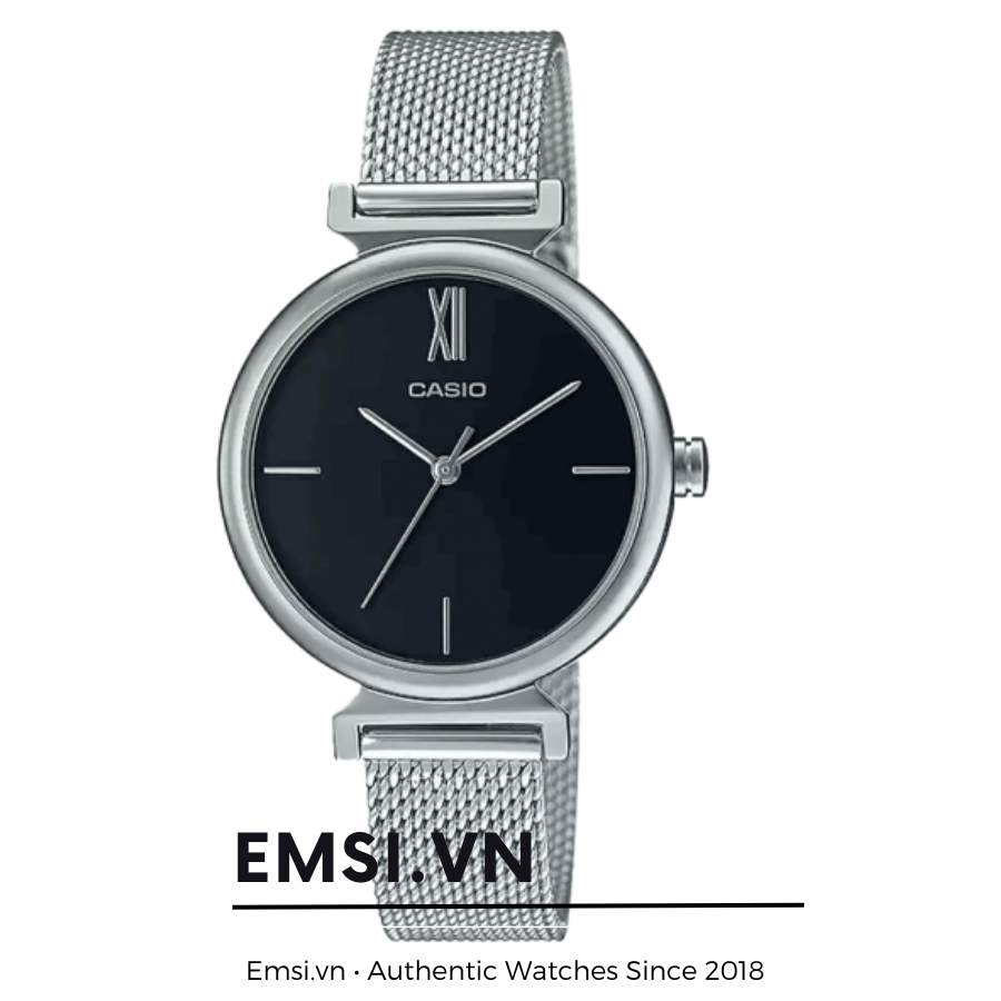 LTP-2023VM-7C | Đồng Hồ Casio | Dây Kim Loại Dạng Lưới - Casio 30mm - Chính hãng