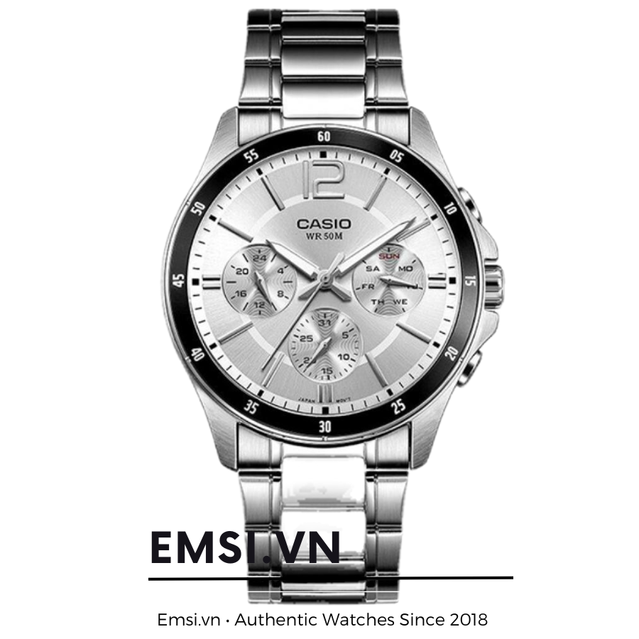 Casio MTP-1374D-7AVDF - Đồng Hồ Nam - Pin / Quartz - Kính Khoáng - Size Mặt 43.5mm - Bảo Hành 5 Năm - Chính Hãng