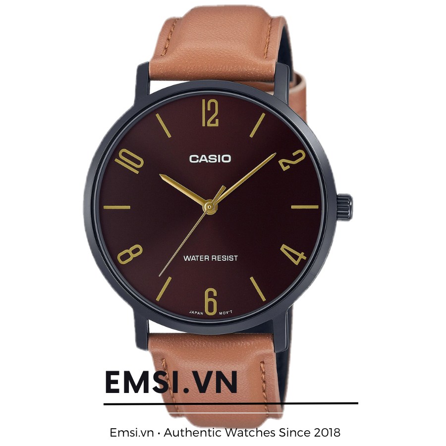 Casio MTP-VT01BL-5B - Đồng Hồ Nam - Pin / Quartz - Kính Khoáng - Size Mặt 40mm EMSI.VN
