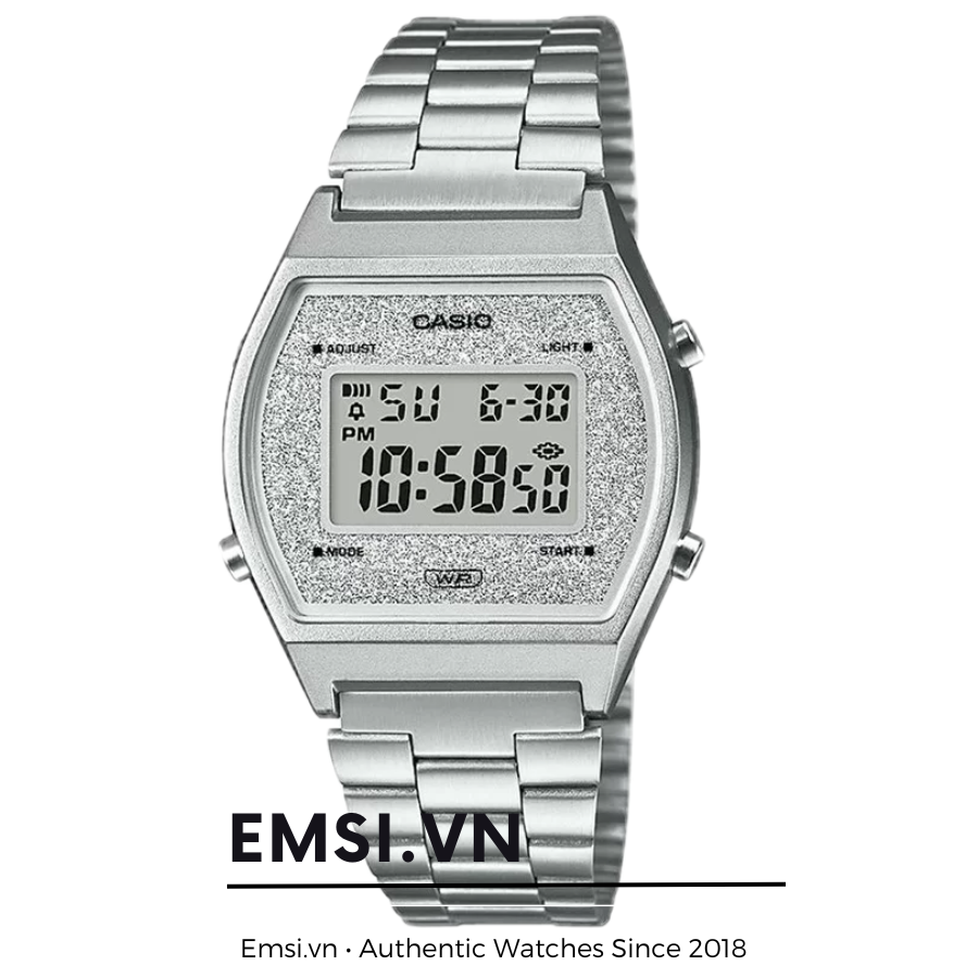 Casio B640WDG-7DF - Đồng Hồ Nữ - Điện Tử - Kính Nhựa - Size Mặt 35mm EMSI.VN
