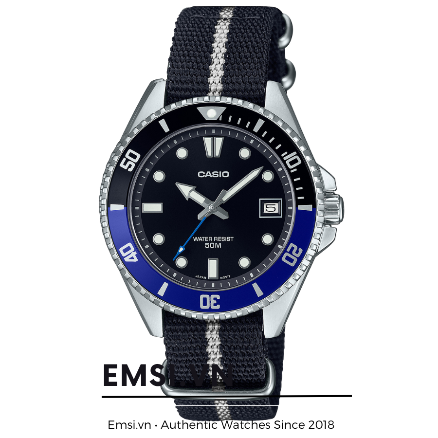 Đồng hồ nam Casio  MDV-10C-1A2VDF   chính hãng - Emsi.vn