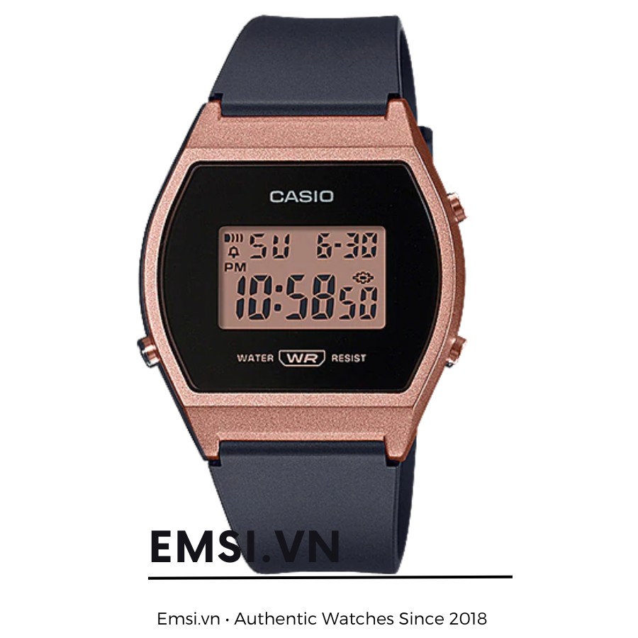 Casio LW-204-1ADF - Đồng Hồ Nữ - Điện Tử - Kính Nhựa - Size Mặt 35mm - Chính Hãng - Emsi.vn