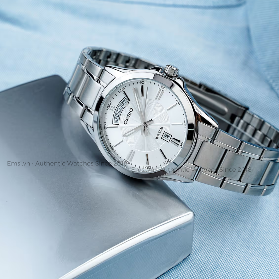Đồng Hồ Nam Casio MTP-1381D-7A Chính Hãng Giá Tốt Nhất - Emsi.vn | Đồng Hồ Casio | Nam | Dây Kim Loại